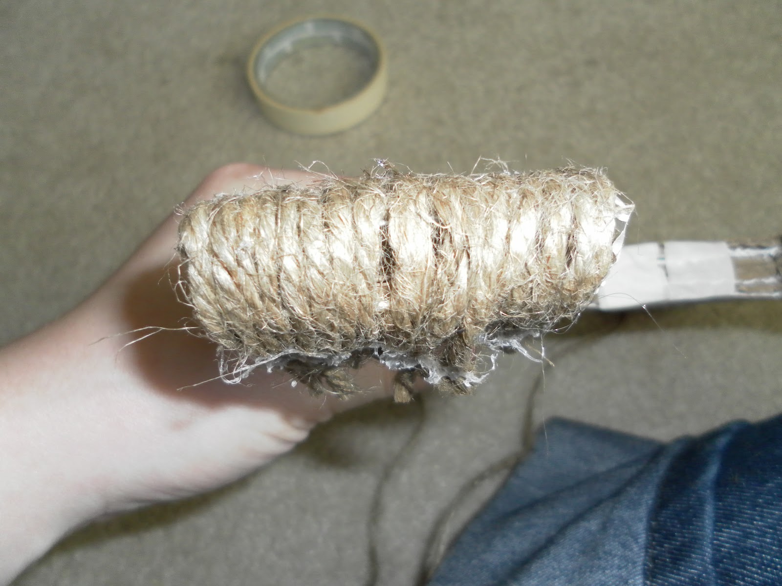 Wool & Flax: Twine wrapped door hanging letters