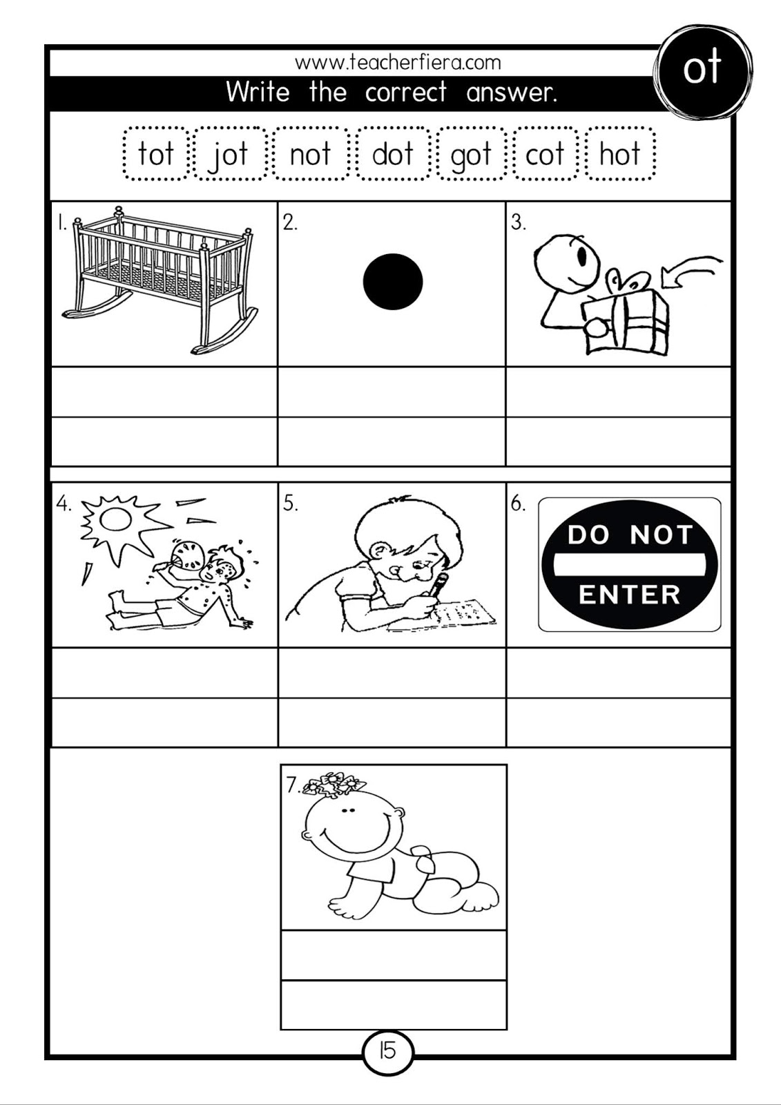 EASY PEASY WORD FAMILIES WRITING MODULE ( A