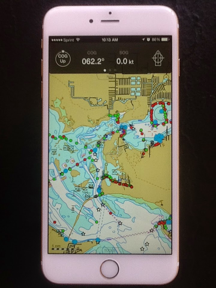 iMarine Apps iPhone 6 Plus Awesome Marine App Display