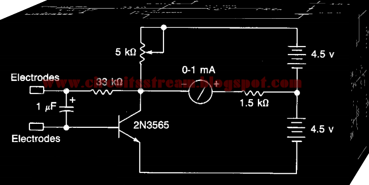 Gamer Lie Detector Circuit Diagram | Electronic Circuit Diagrams