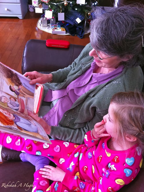 Grandma Reading Audrey Bunny
