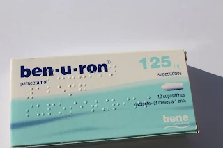 Dosagem recomendada de ben-u-ron® 125 mg supositórios lactente