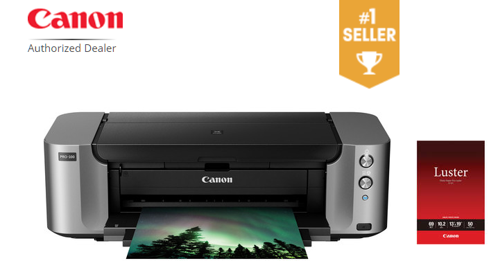 Canon PIXMA PRO 100 Wireless Professional Inkjet Photo Printer 50 
