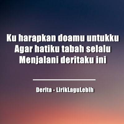Derita - Rhoma Irama Derita - Rhoma Irama