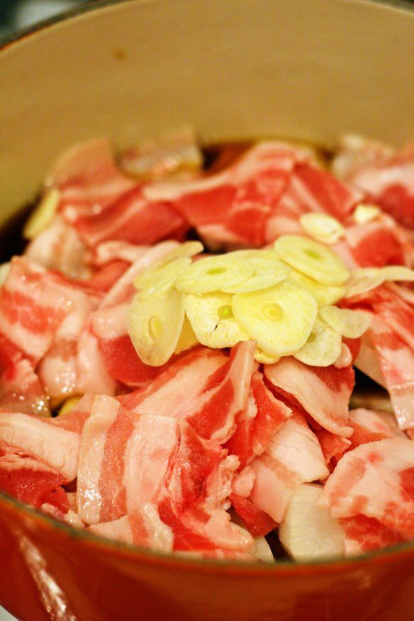 Perfectly imperfect Daikon Radish and Pork Belly Stew