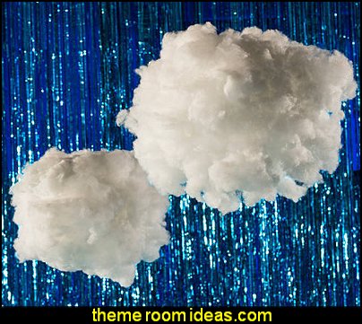 DIY Cloud Lanterns  cloud theme decorating ideas - clouds wall murals - cloud wall decals - cloud decorations - cloud wallpaper - sky wall murals -  cloud wall stickers - clouds bedding - clouds duvet covers - Sky themed bedrooms