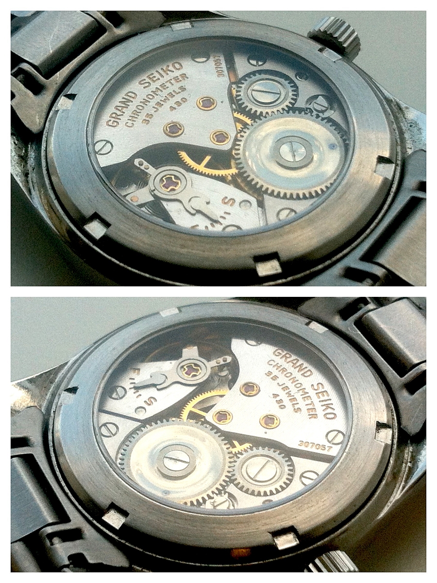 Harry's Vintage Seiko Blog: A short ramble on the caseback transformation  of a 1964 Grand Seiko Chronometer