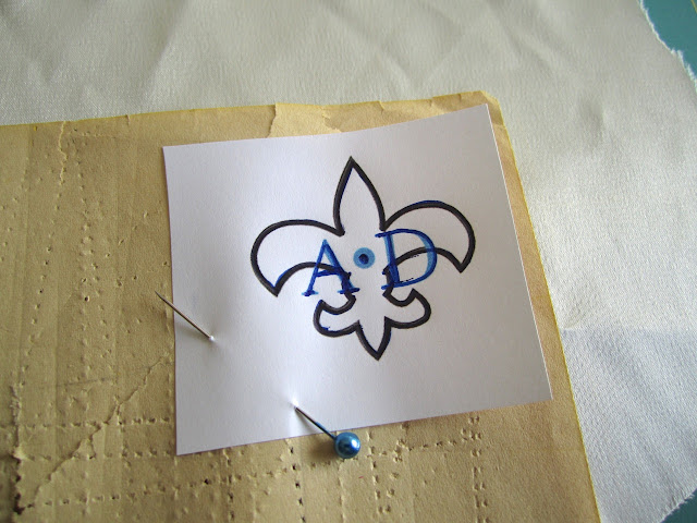 Embroidery transfer, how to