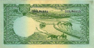 500 Rupiah 1957 (Hewan)