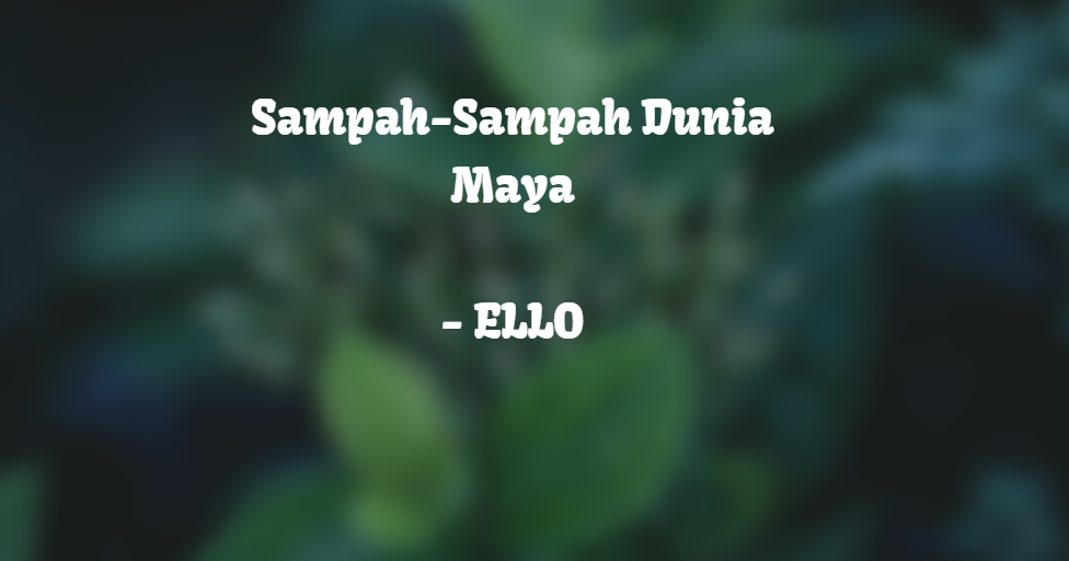 Chord Yukychord Gitar Sampah Sampah Dunia Maya Marcello Tahitoe Soljer26