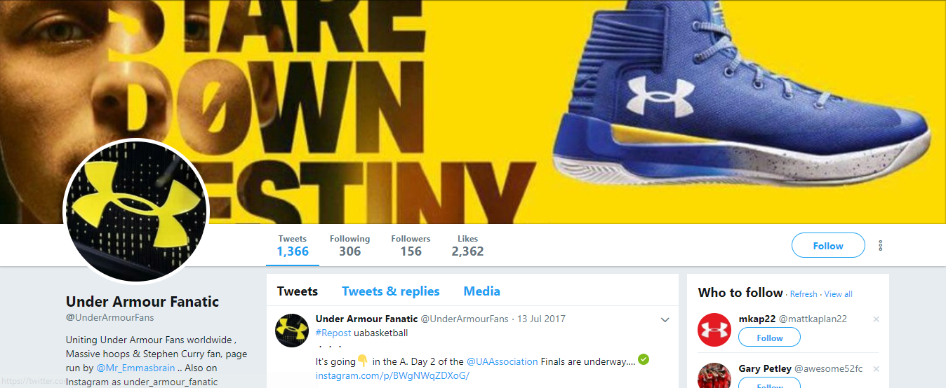 Under Armour vs Puma for Fan Page by Prakeerthan Ganesalingam