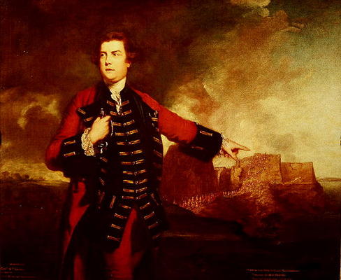Joshua Reynolds (1732 - 1792): "General William Keppel, Storming the Morro Castle" (around 1770)