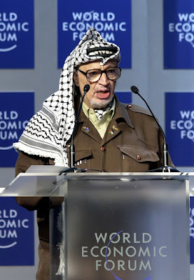 Arafat. Photo by Remy Steinegger - originally posted to Flickr as Yasser Arafat - World Economic Forum Annual Meeting Davos 2001 photo