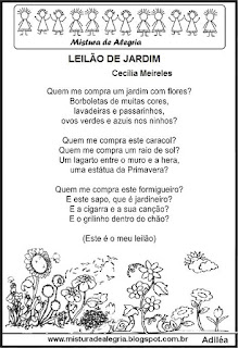 Poesia leilão de jardim Poesia leilão de jardim