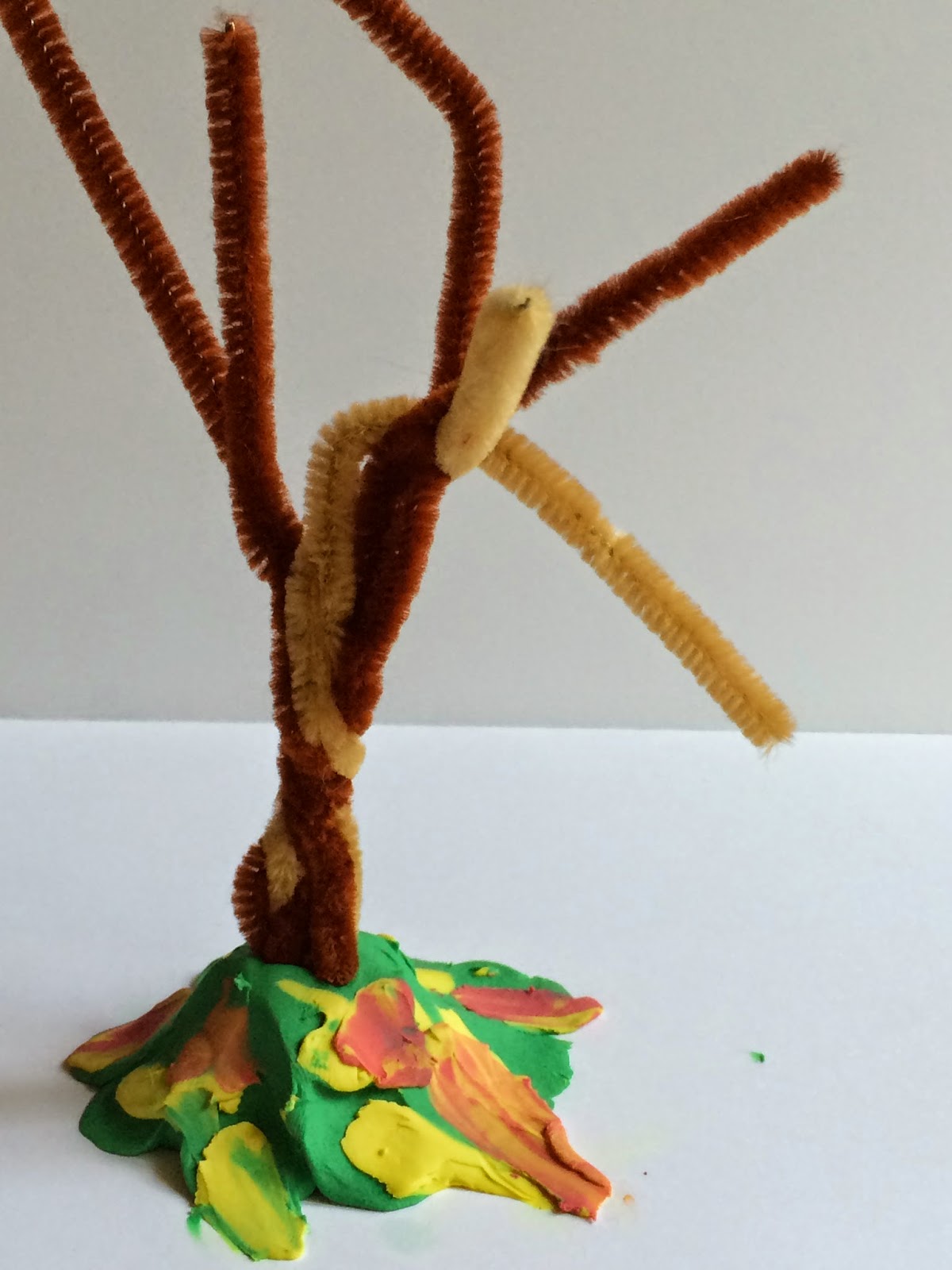 3D Pipe Cleaner Garden Art on Canvas - Make and Takes