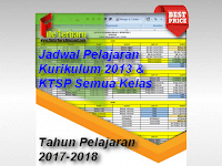 Contoh Jadwal Pelajaran Kurikulum 2013 dan KTSP Tahun Pelajaran 2017/2018 Semester 1 Semua Kelas Jenjang SD Contoh Jadwal Pelajaran Kurikulum 2013 dan KTSP Tahun Pelajaran 2017/2018 Semester 1 Semua Kelas Jenjang SD