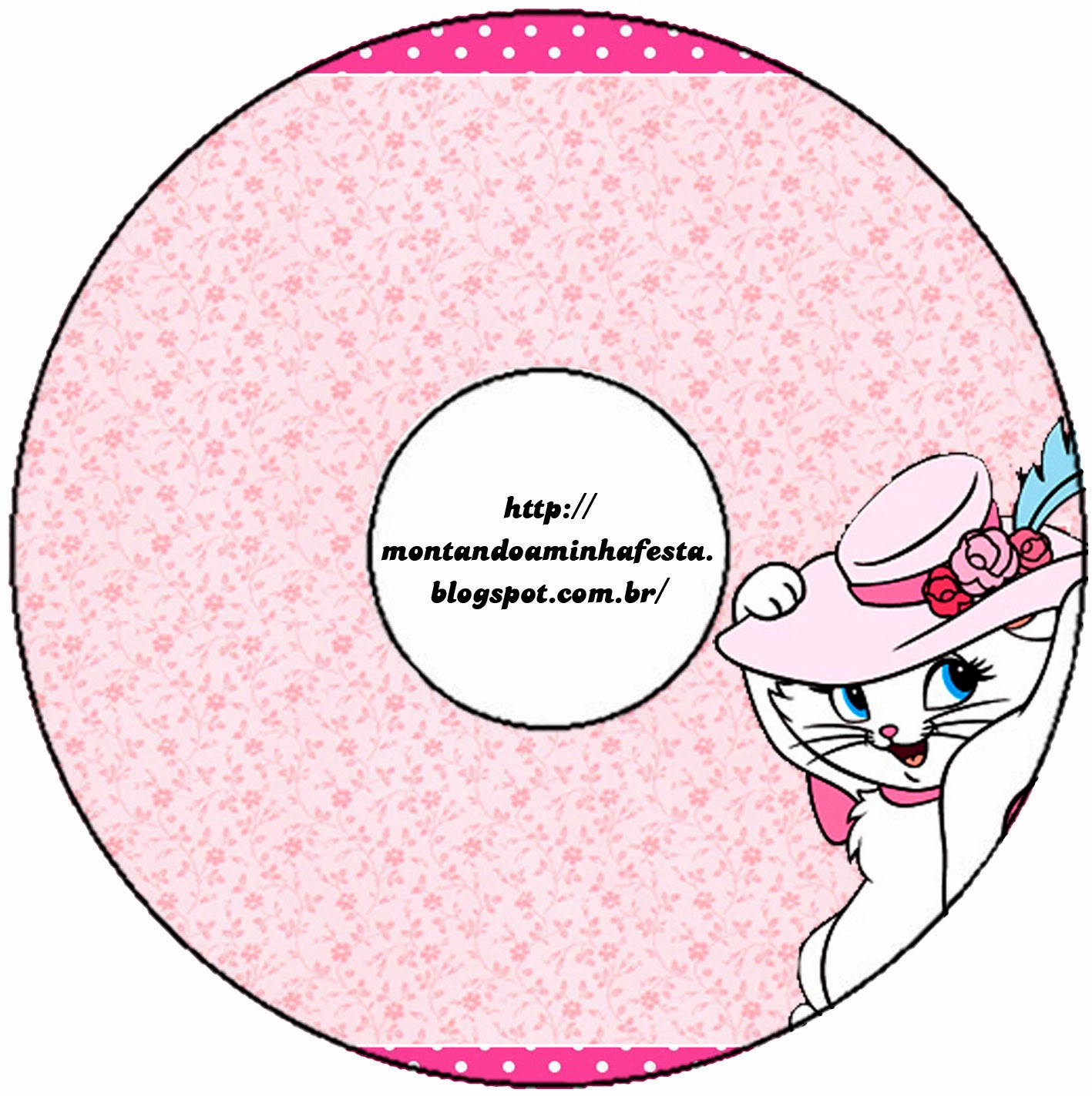 Marie Party CD Label. 
