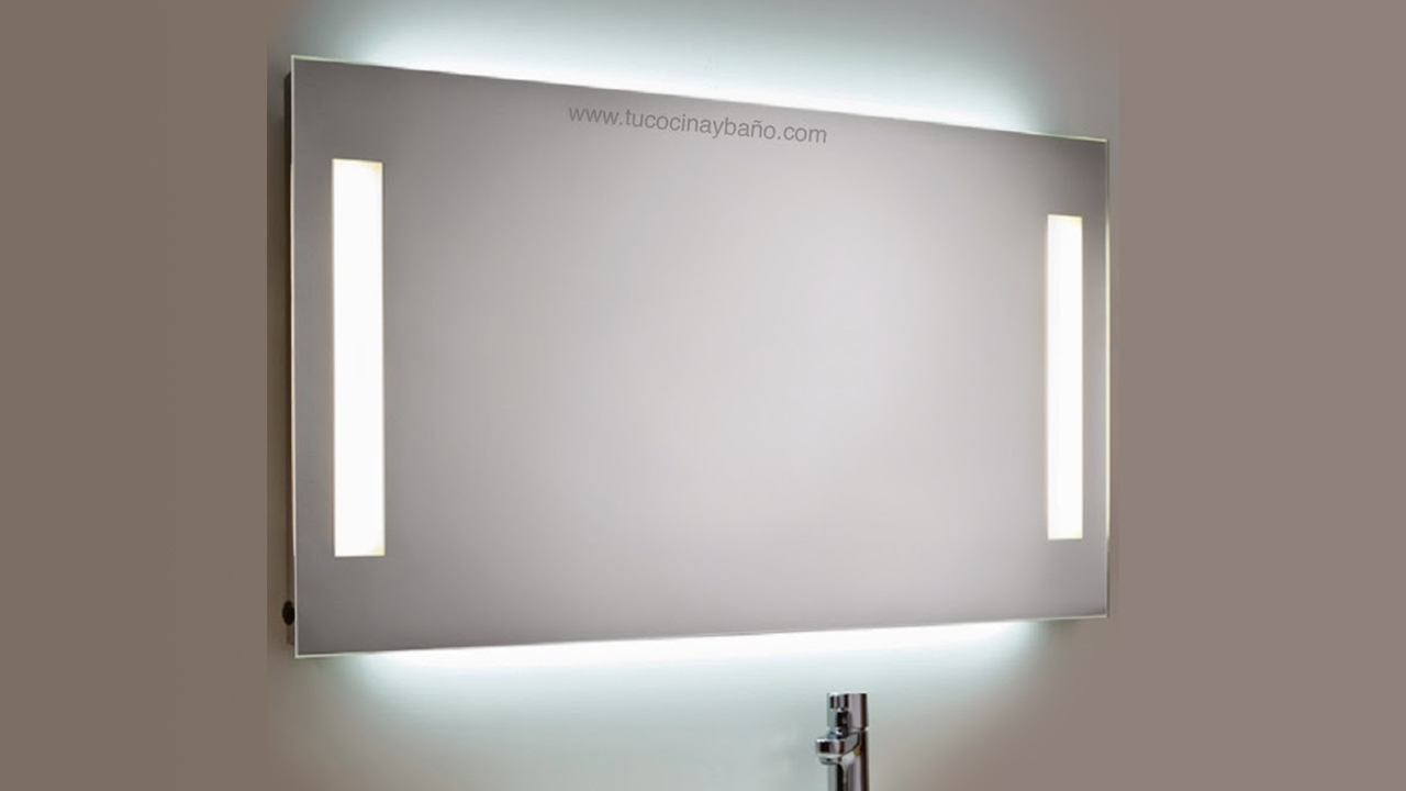espejo baño LED maquillaje