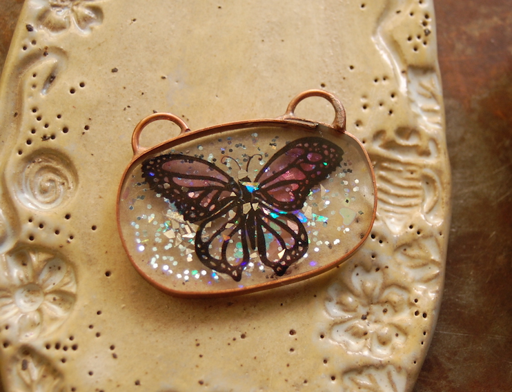 Gaea Ceramic Bead and Art Studio Blog Copper, Art and Resin...