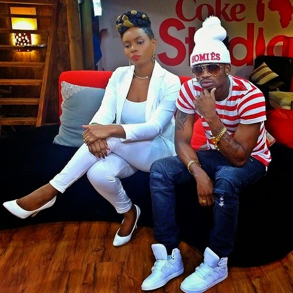 Image result for diamond platnumz and yemi alade