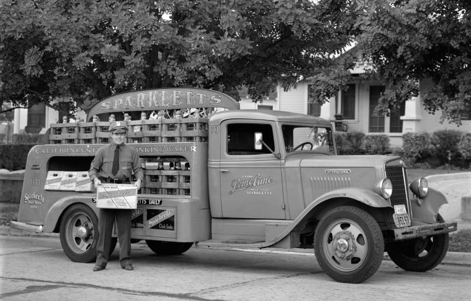 Just A Car Guy the Sparkletts delivery truck sure has changed a lot