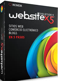 steps creating a web with website x5 evolution 9