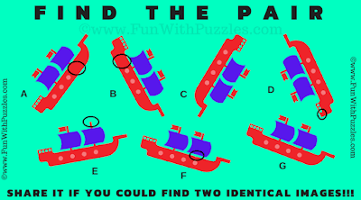 Answer of Pair Image Brain Teaser