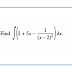 INDEFINITE INTEGRAL