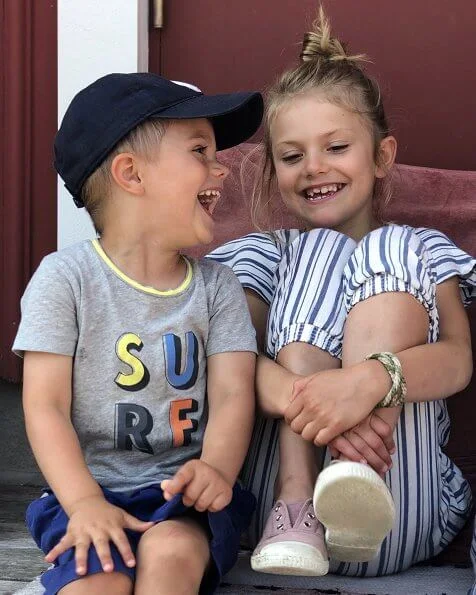 Crown Princess Estelle, Prince Daniel, Princess Estelle and Prince Oscar's 2019 summer holiday at Kalmar