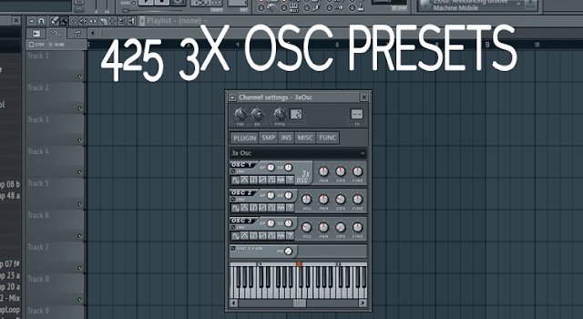 Get 425  free presets for FL Studio’s 3xOSC VST 