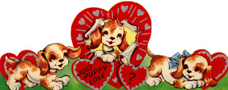 Clipart image of a vintage Be Mine Valentine message