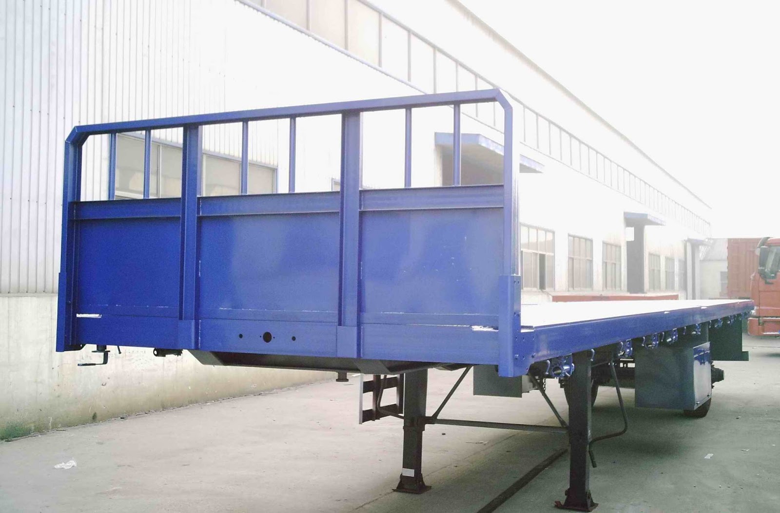 China semi trailer professional manufacturer Fudeng Tri Axle 40ft 20ft