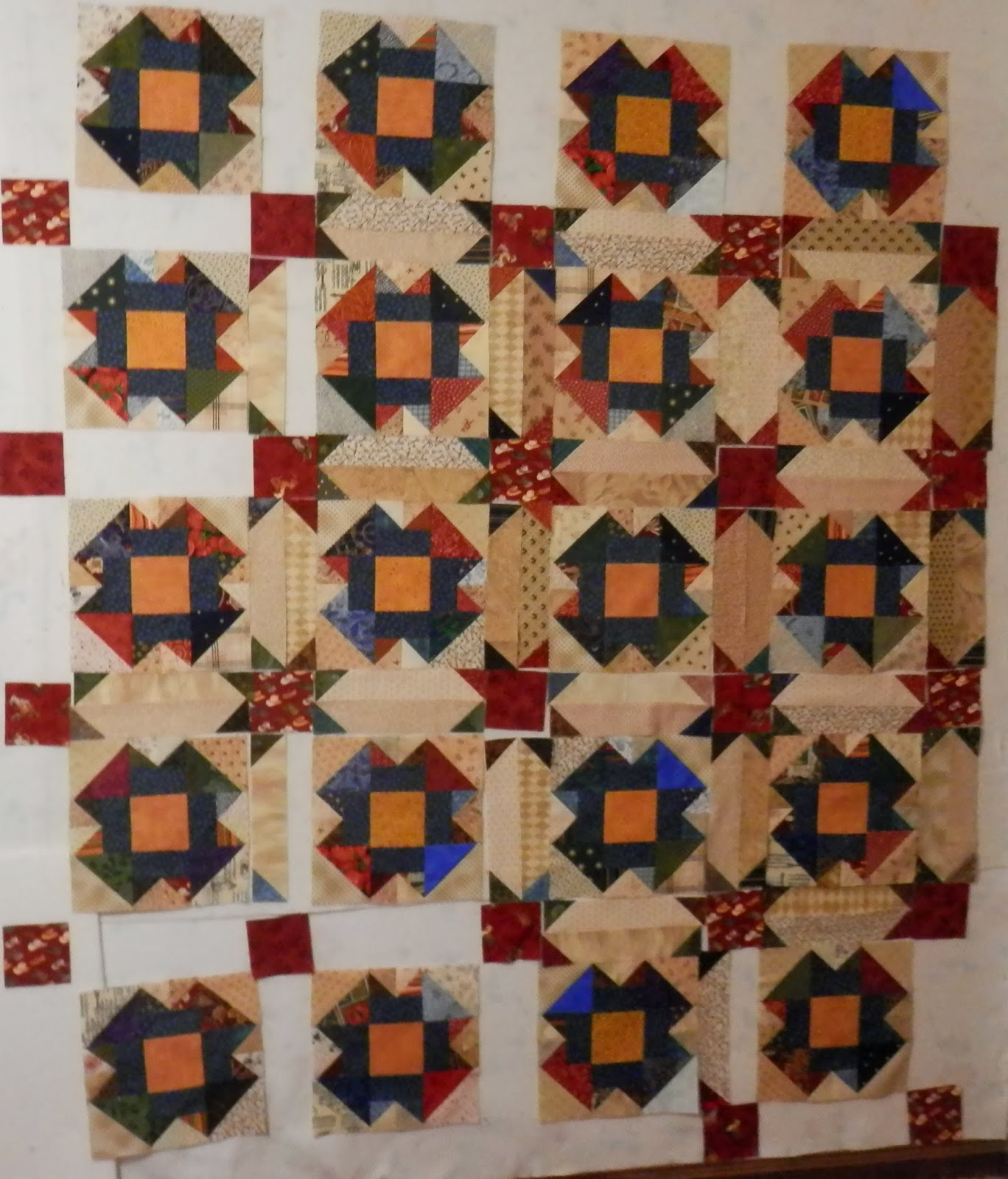 L' FAIR QUILTS Wall of BIGT Blocks