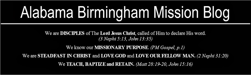 Alabama Birmingham Mission Home Blog