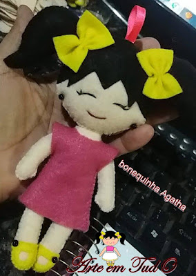 bonequinha de feltro bonequinha de feltro