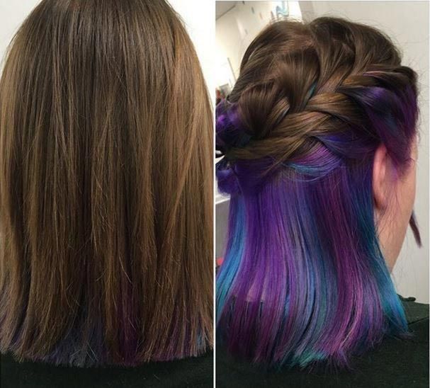 Underneath Hair color Styles Whose Brightness, Hidden Under Hair ... Underneath Hair color Styles Whose Brightness, Hidden Under Hair ...