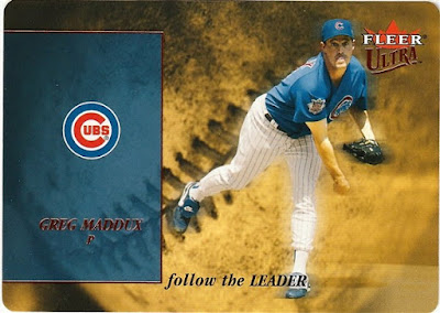 2005 Ultra Follow the Leader Die Cut #13 Greg Maddux