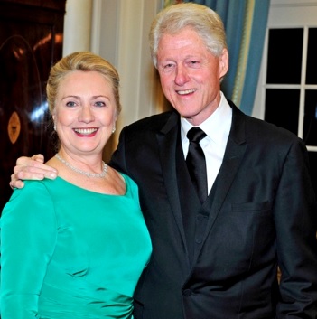 Hillary Clinton y Bill Clinton Foto de Hillary Clinton con el amor de su vida