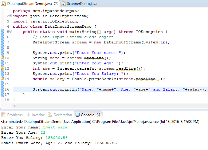 Teach Me How To program: input and output stream - input and output (I/O)