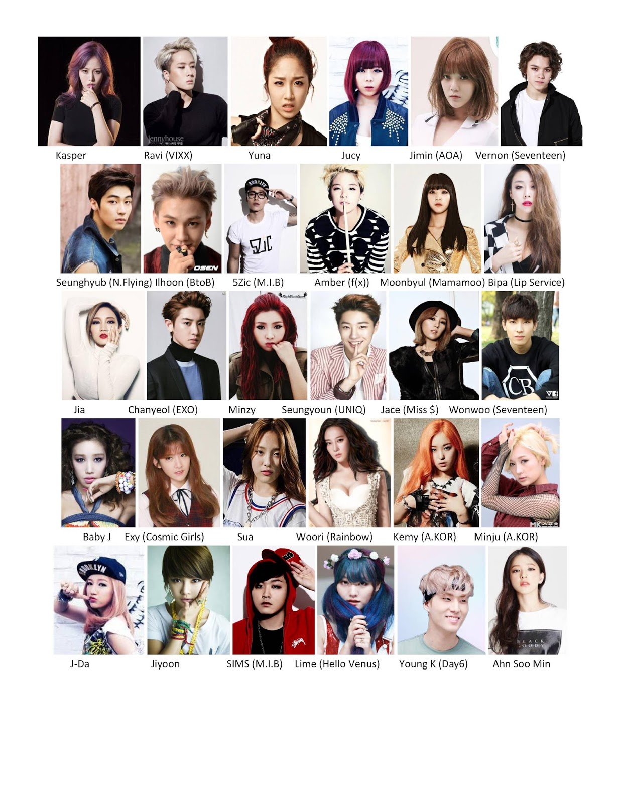 K-Pop Idols