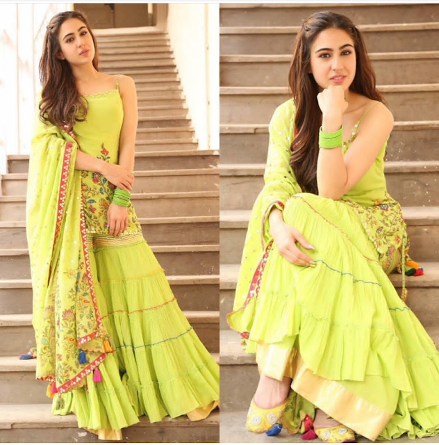 Sara Ali Khan In A Sukriti And Aakriti Sharara: Yay Or Nay?
