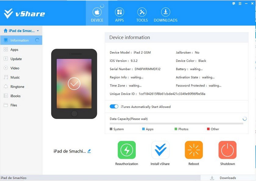 Installer les applications IOS gratuitement et sans Jailbreack Vshare-detecte-iPad
