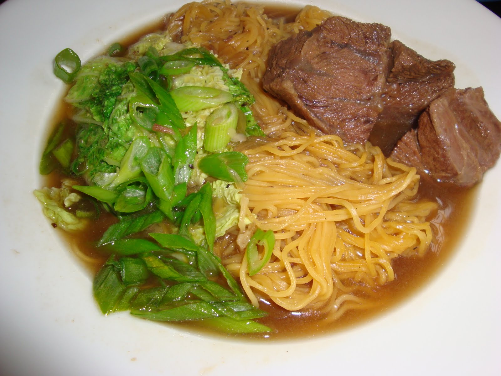 Mae's Kitchen Braised Beef with Fresh Chinese Noodles