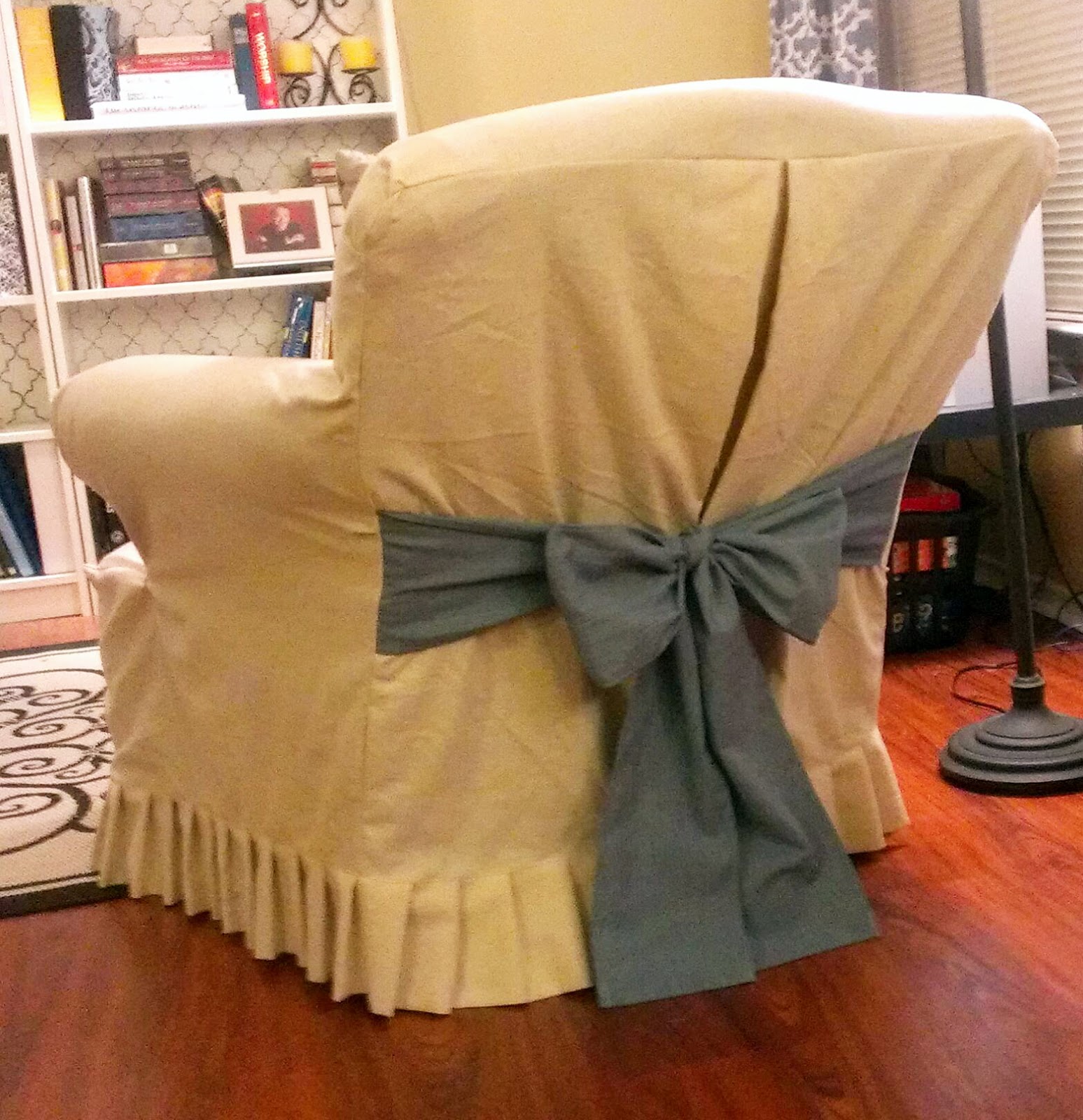 Aux Belles Choses: DIY Chair Covers & Decor