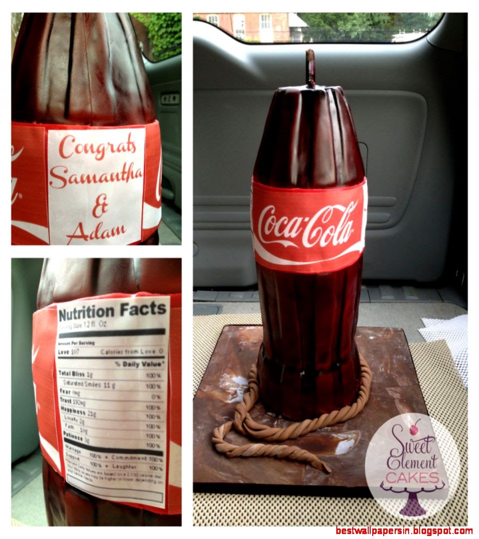 Masquerade Wedding Cake amp Coca Cola Bottle Groom39s Cake  SweetElement