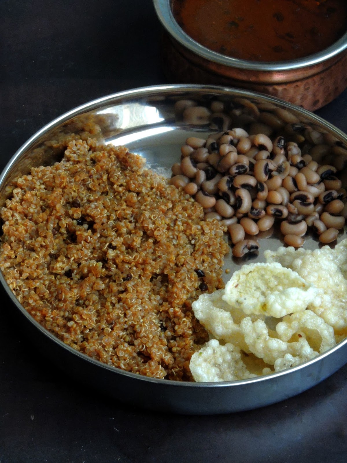 Priya's Versatile Recipes No Onion No Garlic Vatha Kuzhambu with