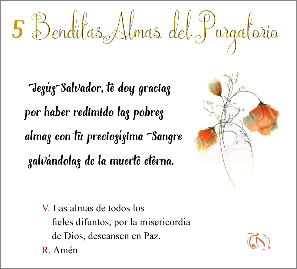 TARJETAS Y ORACIONES CATOLICAS POR LAS ALMAS DEL PURGATORIO TARJETAS Y ORACIONES CATOLICAS POR LAS ALMAS DEL PURGATORIO