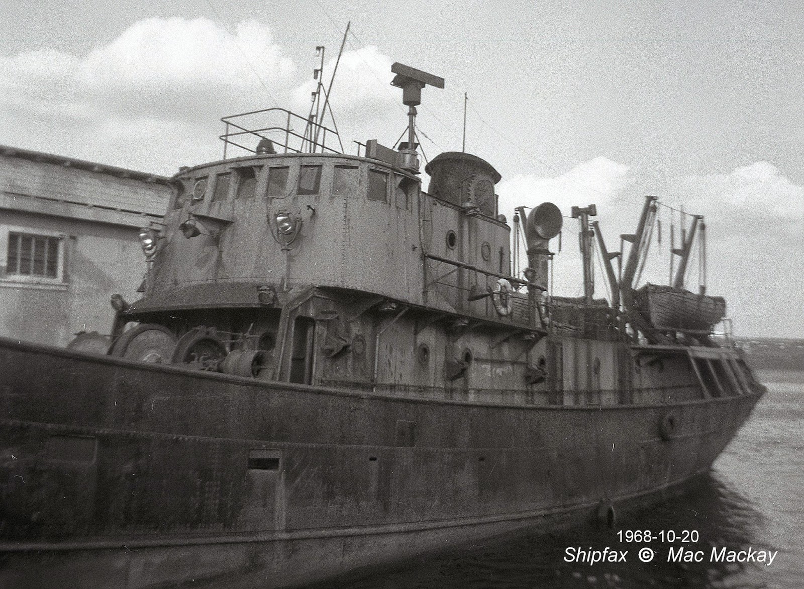 Shipfax National Sea Products steam trawlers