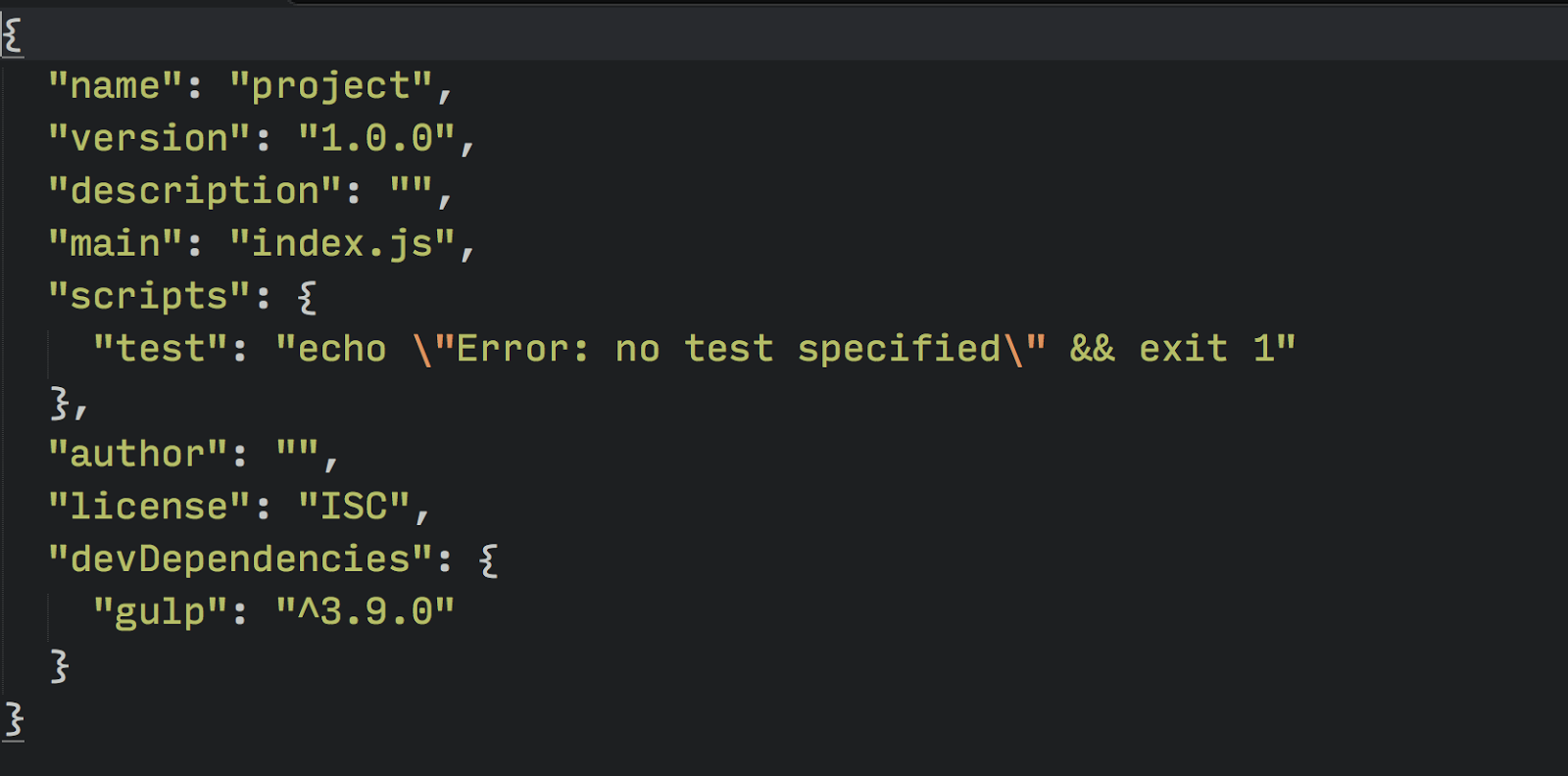package.json caret package.json caret
