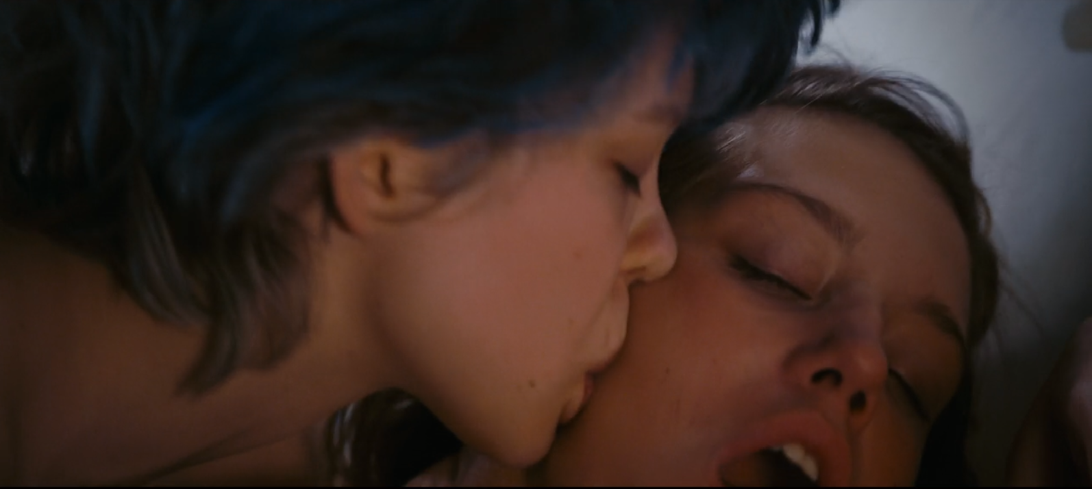 Blue is the warmest color scene